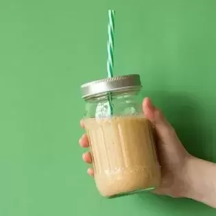 a peanut butter smoothie